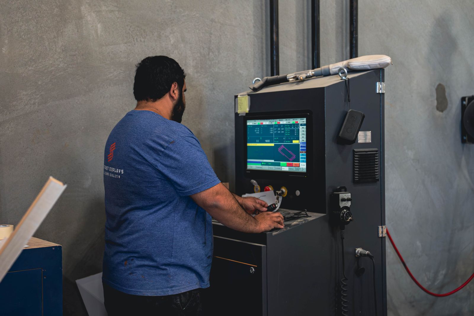 CNC machining at Steadfast Displays