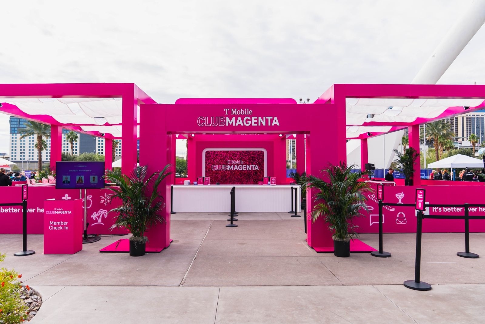 T-Mobile Club Magenta — Brand Activation by Steadfast Displays