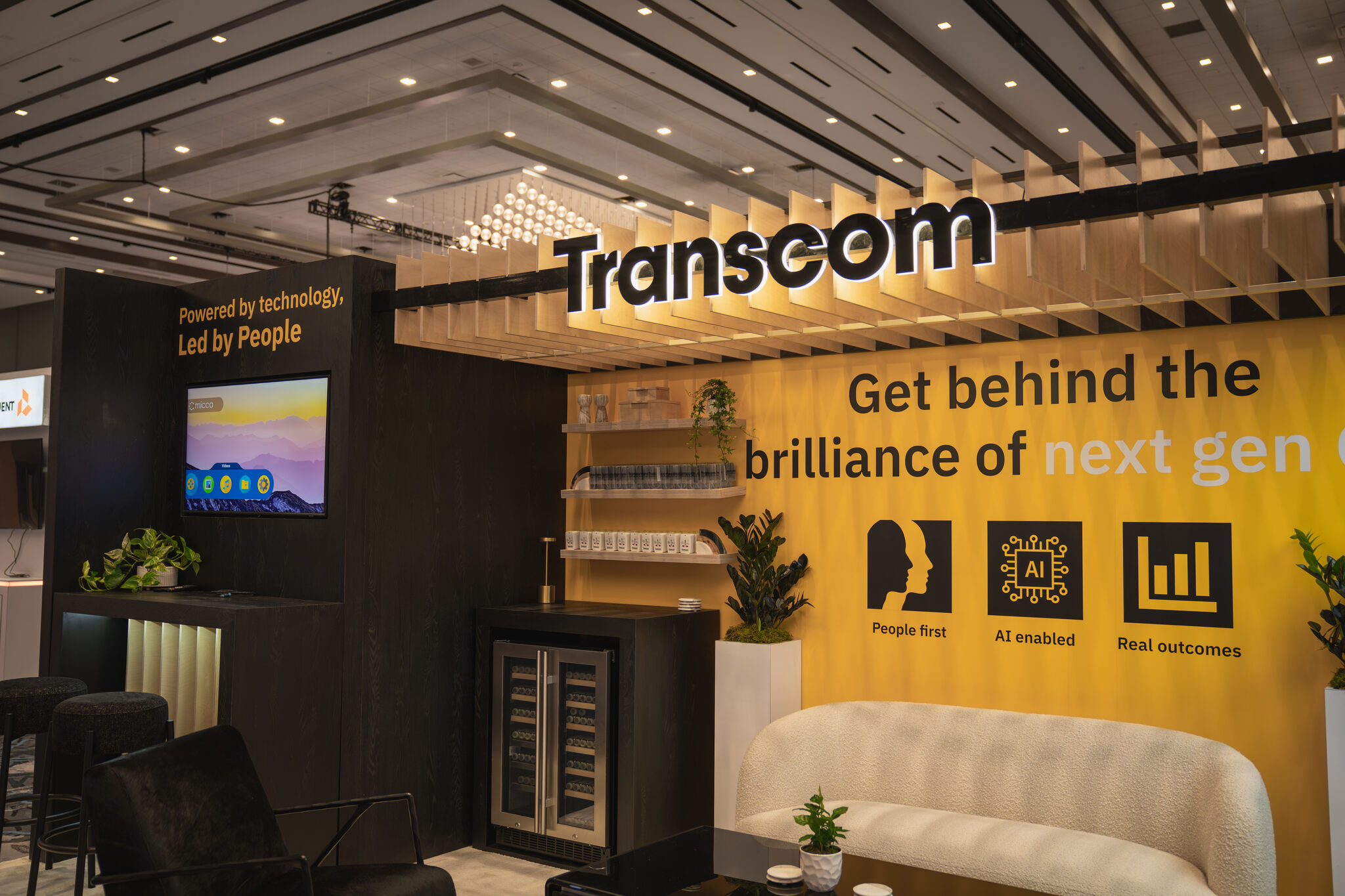 Transcom at CCW Vegas — build detail